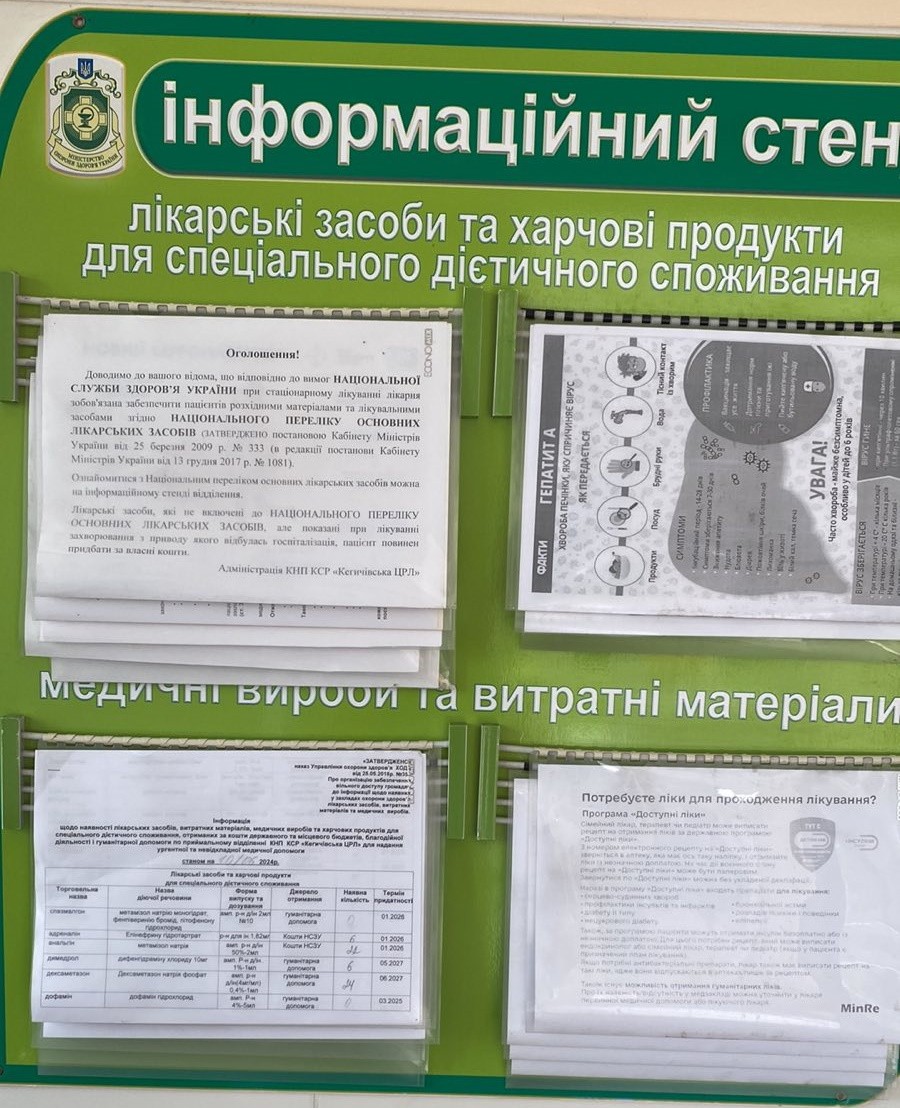 Інформація щодо наявності лікарських засобів станом на 10.06.2024