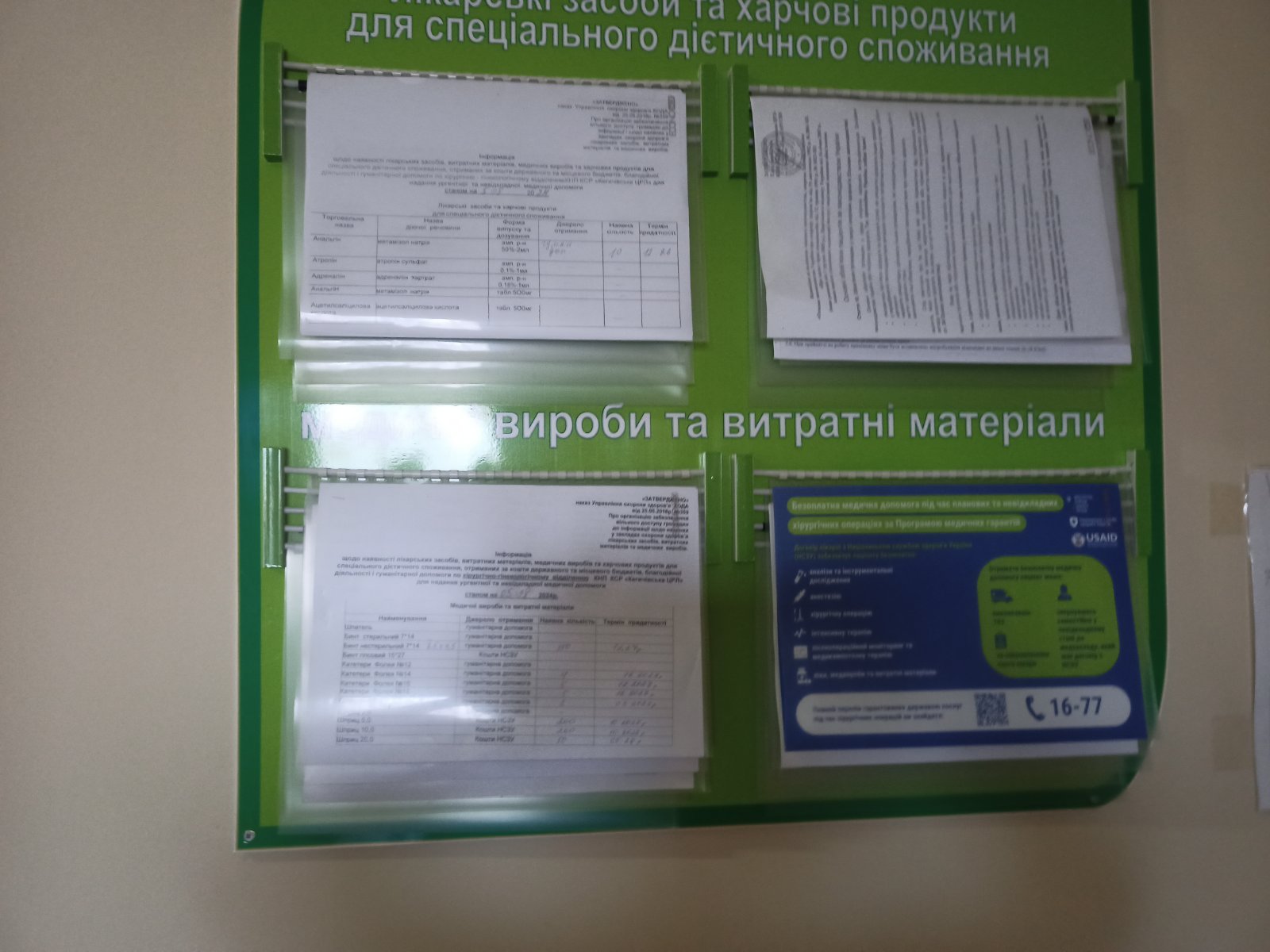 Інформація про наявність ліків станом на 05.08.2024