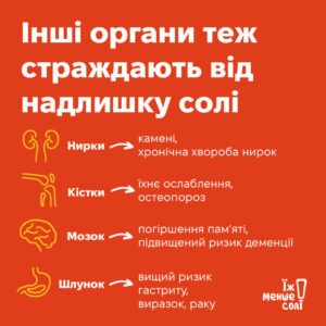 Їж менше солі!