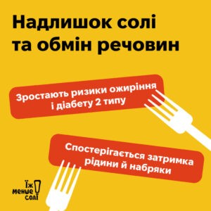 Їж менше солі!